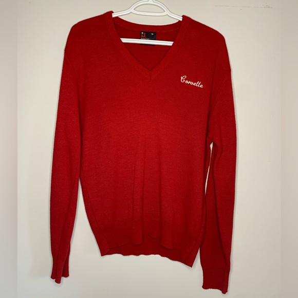 Other - Vintage V-Neck‎ Corvette Sweater